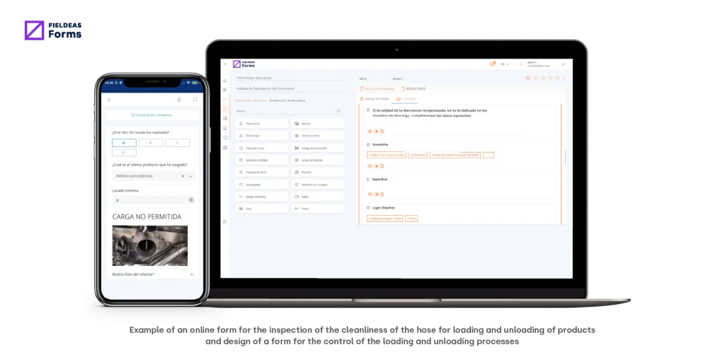 Example of Online Forms for Transport and Logistics_FIELDEAS Forms_1