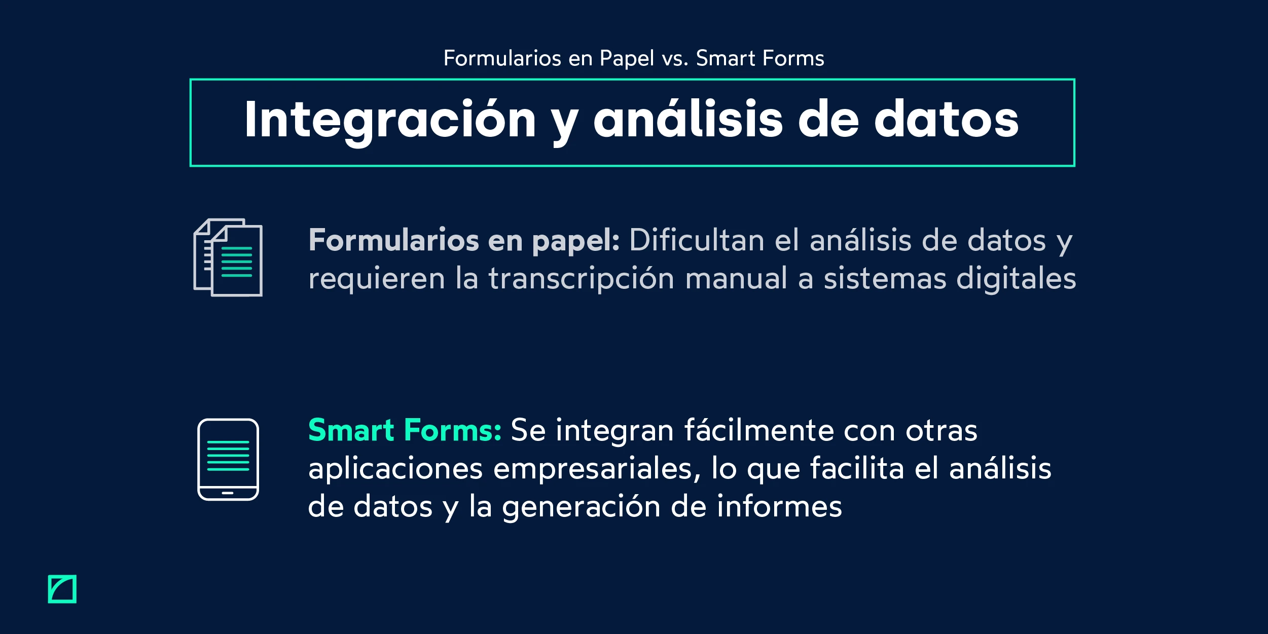 Smart Forms frente a formularios en papel_Integración y análisis de datos_FIELDEAS