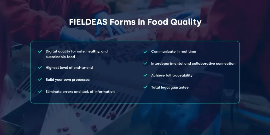 Digital forms in food quality_FIELDEAS Forms