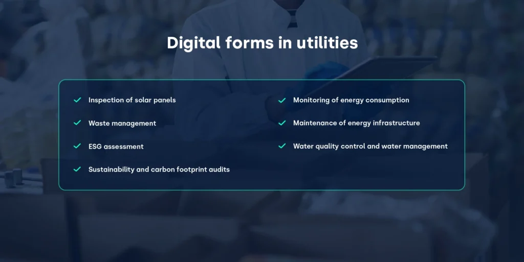 Digital forms in the utilities sector_FIELDEAS Forms