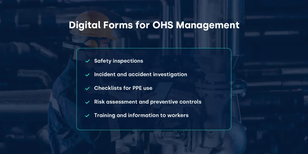 Digital forms OHS_FIELDEAS Forms
