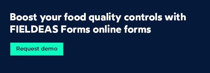 Food quality controls with online forms_FIELDEAS Forms