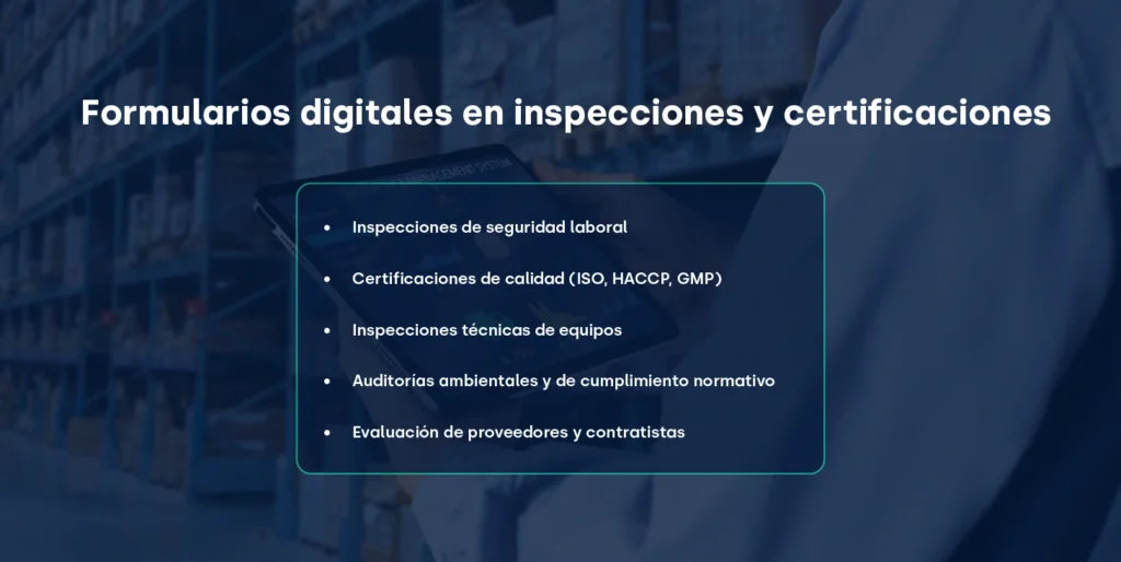 Formularios digitales para inspecciones y certificaciones_FIELDEAS Forms