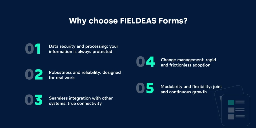 FIELDEAS Forms digital forms why choose them