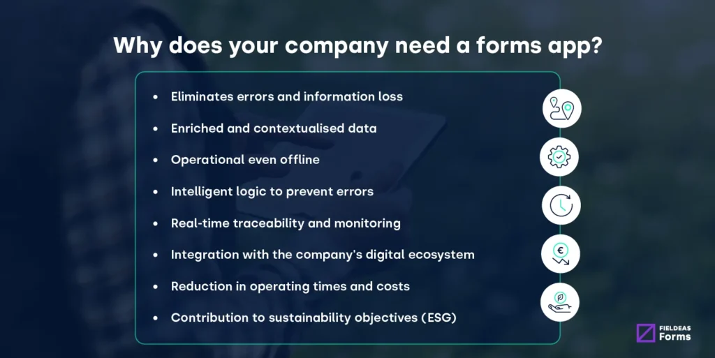 Forms app for companies_FIELDEAS Forms